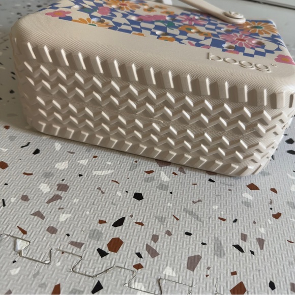 Bitty Bogg Bag Tote Bag in Blue Saffron Check'er Out - Picture 6 of 9